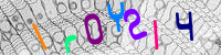 Blue Captcha Image
