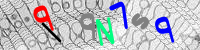 Blue Captcha Image