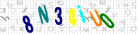 Blue Captcha Image