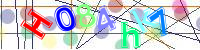 Blue Captcha Image