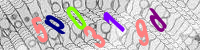 Blue Captcha Image