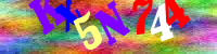 Blue Captcha Image