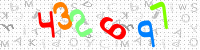 Blue Captcha Image