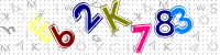 Blue Captcha Image