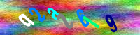 Blue Captcha Image