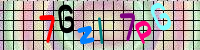 Blue Captcha Image