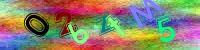Blue Captcha Image