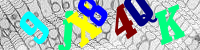 Blue Captcha Image