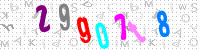 Blue Captcha Image