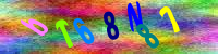 Blue Captcha Image