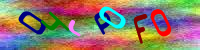 Blue Captcha Image