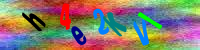 Blue Captcha Image