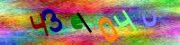 Blue Captcha Image