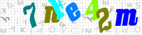 Blue Captcha Image