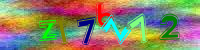 Blue Captcha Image
