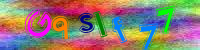 Blue Captcha Image