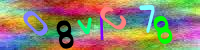 Blue Captcha Image