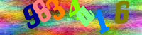 Blue Captcha Image