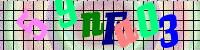 Blue Captcha Image