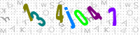 Blue Captcha Image