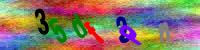 Blue Captcha Image