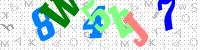 Blue Captcha Image