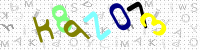 Blue Captcha Image
