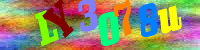 Blue Captcha Image