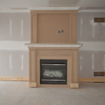 natural gas fireplace in sitting room