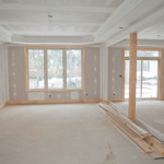 open concept family room and kitchen
