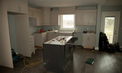 Our staff is hard at work getting this home completed!